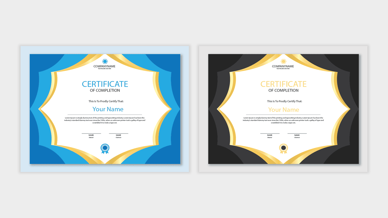 certifictes Sample