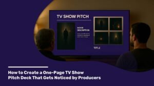 How to Create a One-Page TV Show Pitch Deck That Gets Noticed by Producers